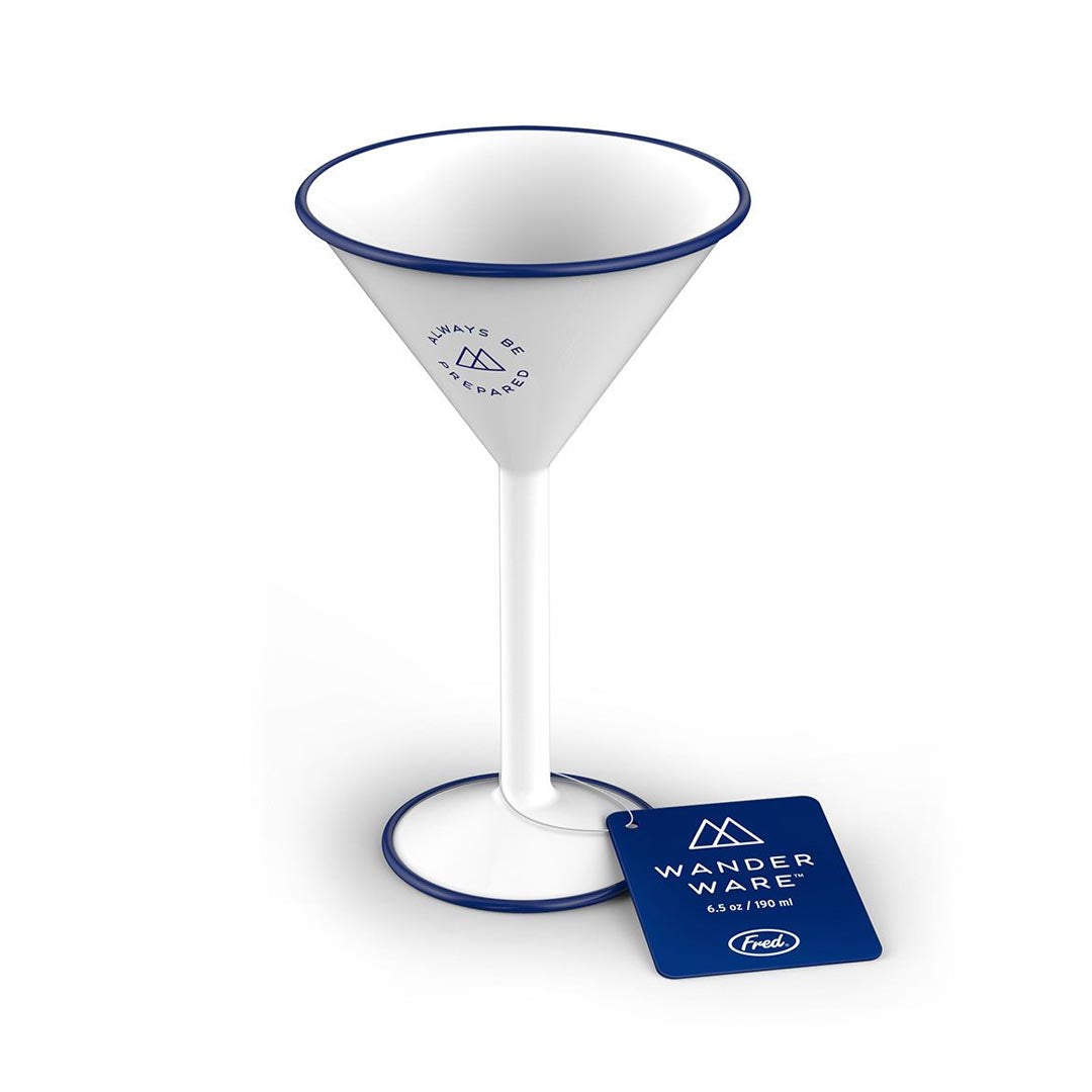 ENAMELED STEEL CAMPING MARTINI CUP