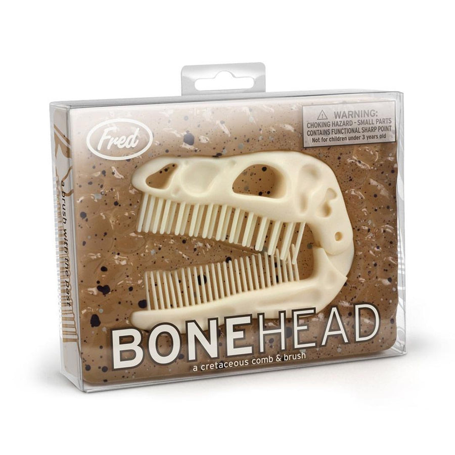 DINO BONEHEAD FOLDING BRUSH AND COMB