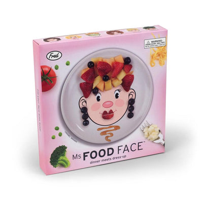 MRS. FOOD FACE ART PLATE