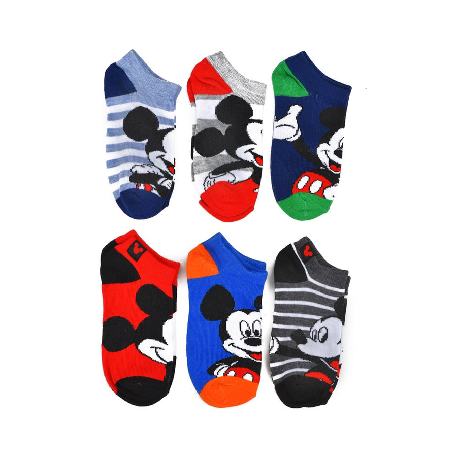 MICKEY MOUSE CLASSIC SOCKS 6 PACK- TODDLER