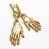 RED TRUCK DESIGNS GOLD HAND EARRINGS