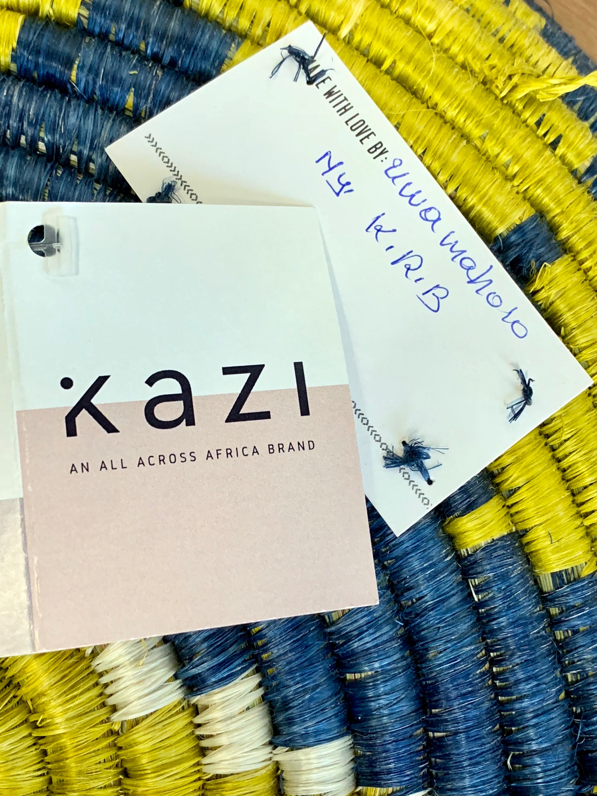 KAZI BLUE NIGHT + CITRON TRAY