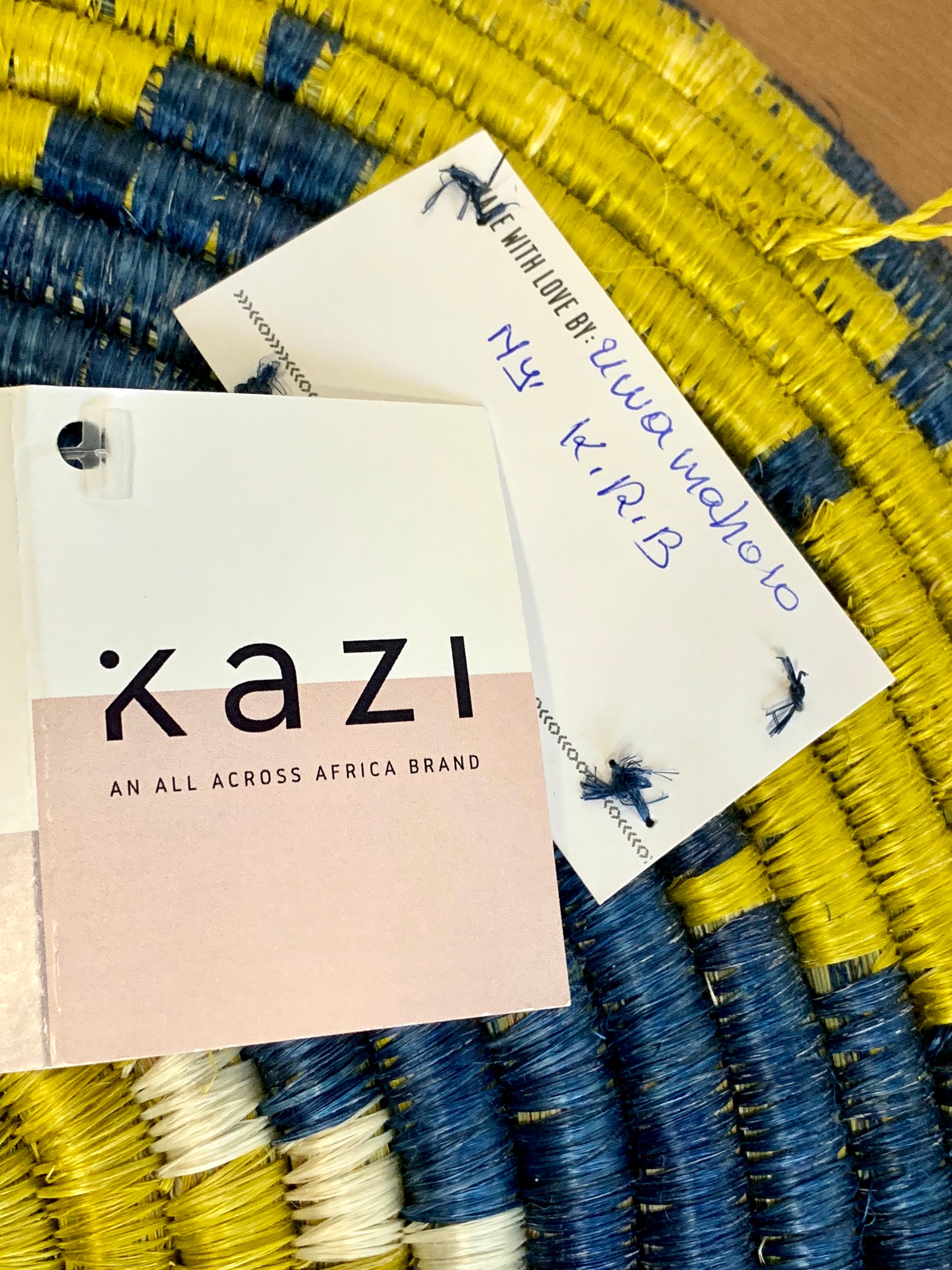 KAZI BLUE NIGHT + CITRON TRAY