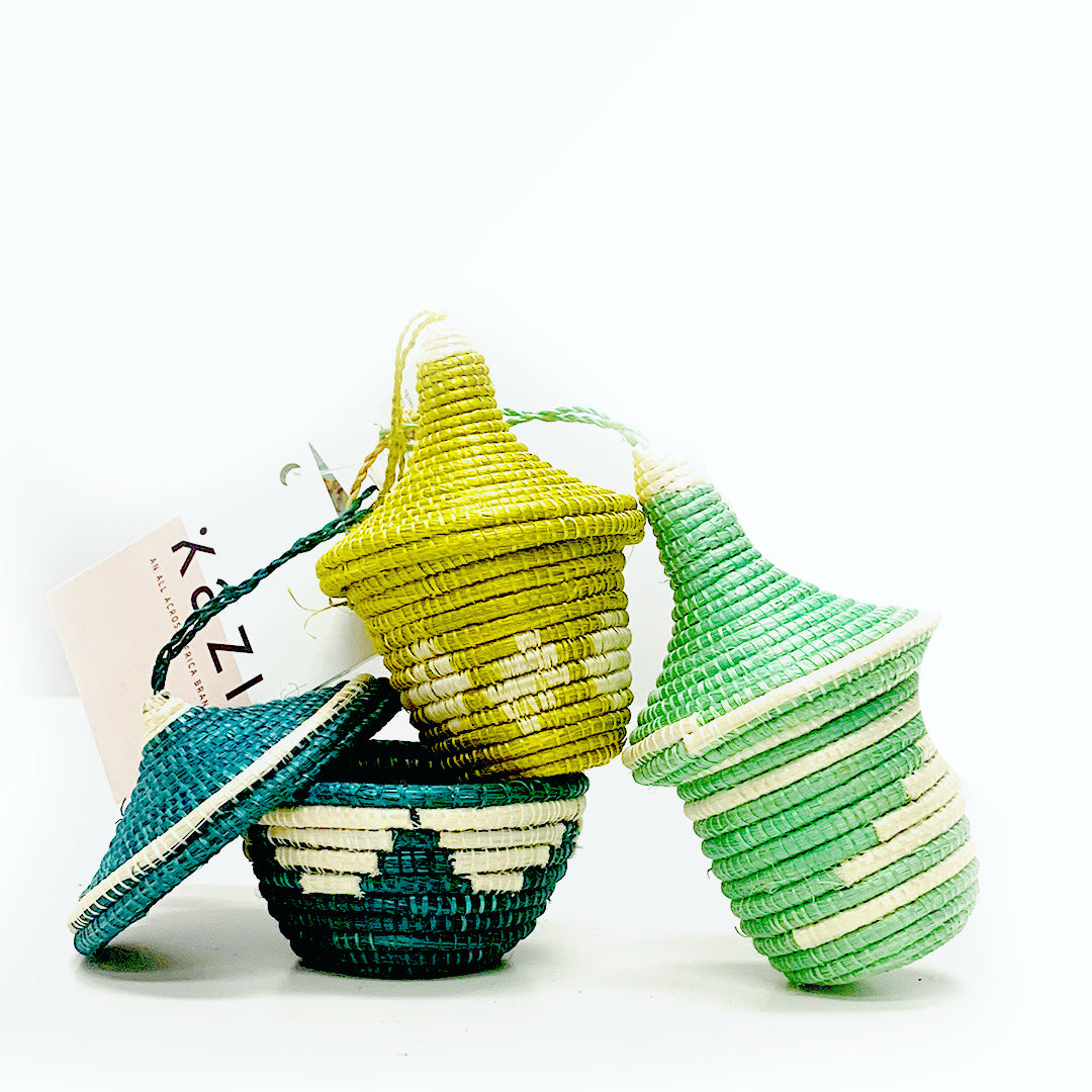 ISLAND PARADISE UBUMWE MINI-BASKETS SET OF 3