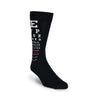 EYE CHART CREW SOCKS-MEN'S