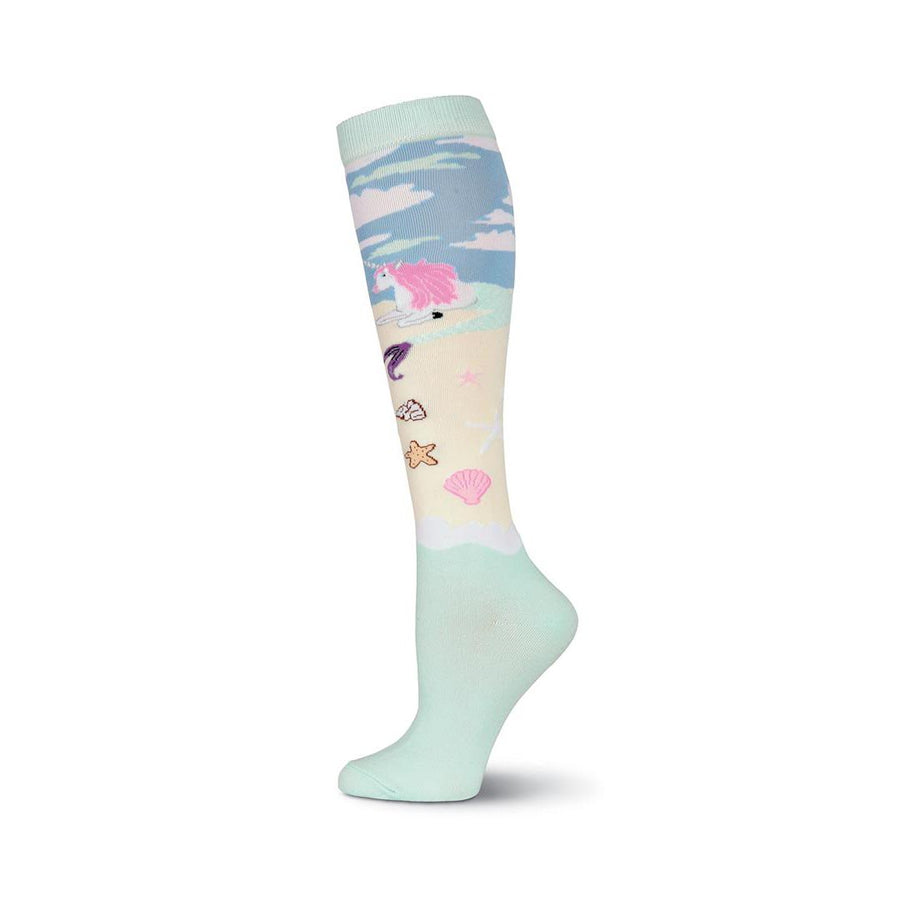 UNICORN MERMAID KNEE HIGH SOCKS-WOMEN'S