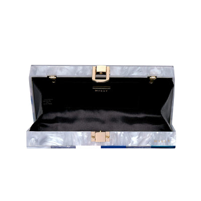 MILLY Marble Box Clutch
