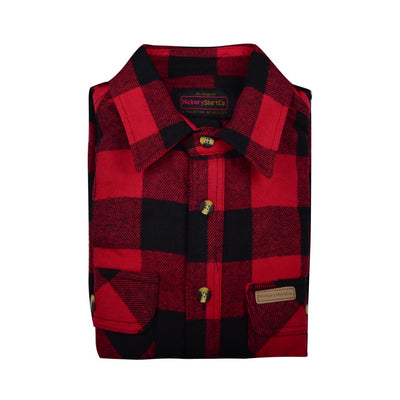 HICKORY BUFFALO PLAID BUTTON SHIRT- MEN’S