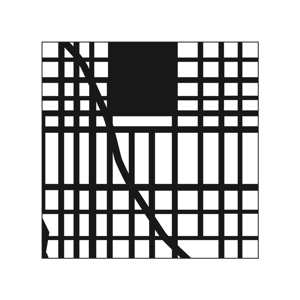 NEW YORK 24K MAP NECKLACE