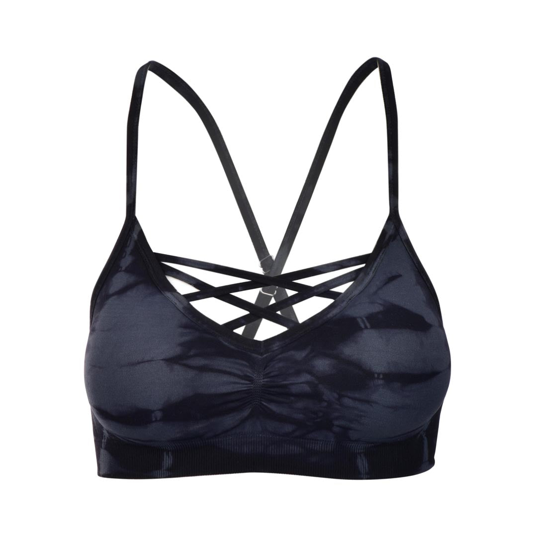 NUX HAND DYED CROSS OVER BRA